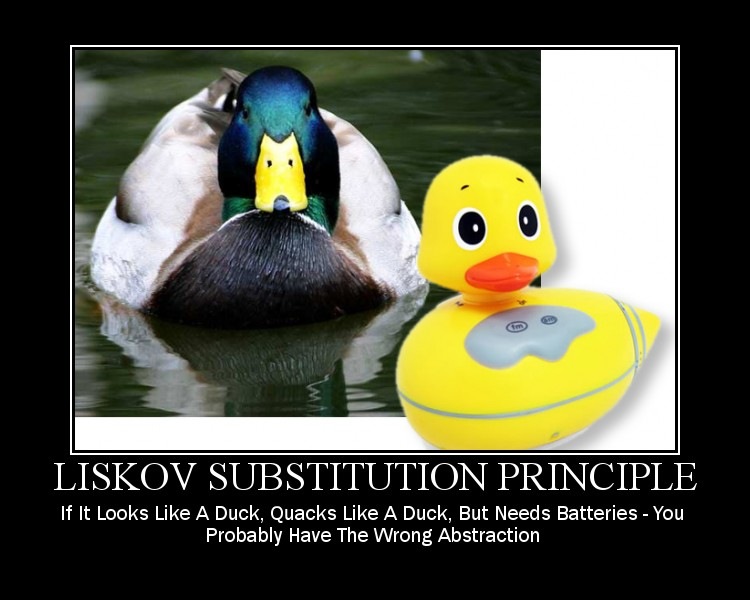 תכנות מונחה עצמים | Liskov Subtitution Principle