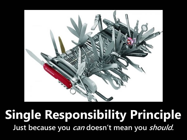 תכנות מונחה עצמים | Single Responsibilty Principle